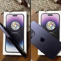 14 برو ماكس نضافه 100٪؜ زلغ ما بي ذاكره 256 / بطارية 84 ما مفتوح تفحص ...