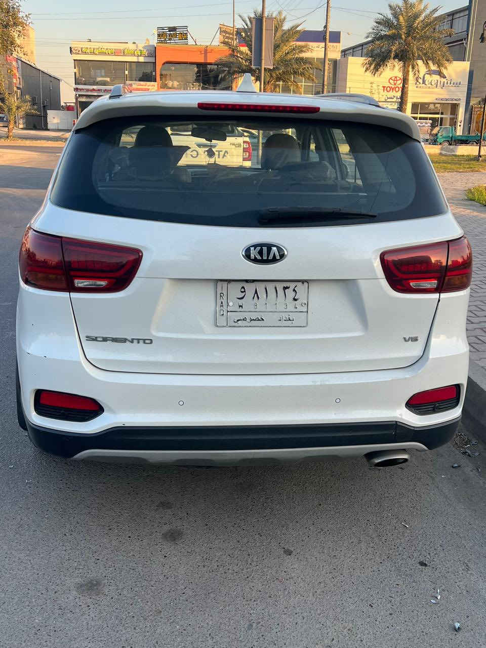 السلام عليكم سورنتو 2019 السياره فول مواصفات بنوراما بصمه كشنات جلد وتتدفئه تبريد  كشنين كهرباء سبعه راكب مكينه 6سلندر تحكم مقود  جهتين وبعد بيها هواي مواصفات سياره خليجيه سياره بيها قطعه وحده صبغ بنيد  بدون دواخل مكان سياره بغداد شارع فلسطين معروضه بدفترين  وبيها مجال حك الجيه هاتف***********
