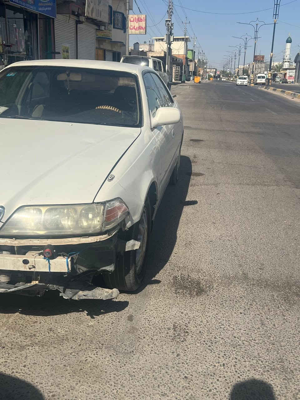 سلام عليكم سياره مارك 96سيارهً خير من الله سنويه بأسمي تحويل ثاني يوم كامله مكمله من تبريد حداديه سياره معمرها داير مالت جام لخلفي والأمامي معمر بي صبغ تعميرها جديد وجاملق لخلفي بي صبغ  تايرات عندي بيها ويل بلادي وعندي رياضي سياره واضحه بصور واكو ملاحضات كلش بسيطه وسياره طكت لغمه وتأذه جاملق يرجع بارد مامتأذي ولباب لخلفي وره لعبري أكفلك من لكصه ونقل جثه دعاميه جديده وصبغتها بعدني ماشادها  سعر80وبيها مجال  بكاني البصره ابو لخصيب واتساب***********
