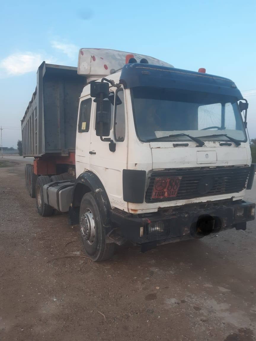 السلام عليكم 👋
البي للبيع 
الموديل بالسنوية 1992
المحرك 35 دبل تيربو
الگير 160
باج بطن شاصي ( شاصي مكفول و مبطن )
عربانة حدادية ٣ دناگير ذرعتها ٣٠ متر
السيارة راس و عربانة مكفولة من عيب بالشاصي او گلبة 
المحرك لا صرف و لا تبخير 
العربانة شريط لعاب تاير ٢٤ و الراس ٢٢.٥
رقم بصرة 
العنوان الانبار 
*********** استفسار
