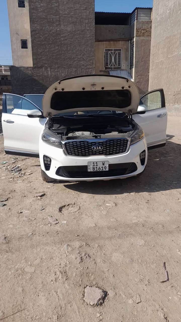 سورنتو للبيع موديل ٢٠١٨ رقم بغداد دولي اللون ابيض خليجي فوول مواصفات ستة سلندر بأسمي مكفولة كفالة عامة فقط بارد مقدار ١٠ سم موضح بالسونار ماشية قليل اسبير مانازل كلها عالشركة لاي استفسار الاتصال *********** وات ساب
