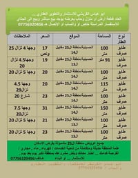 عروض منطقة الحسينية منطقة ال٢٥ خاصة ..... العنده قطعة او منزل في منطقة...