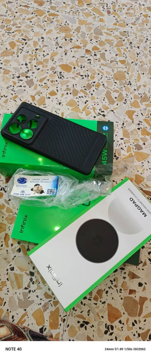 انفنكس نوت 40 بي ضربه مكان الدائره الحمره ذاكره 256 كامل ملحقات شحن 45 واط وشحن لاسلكي30 واط اريده مراوس بايفون


**إذا كنت صاحب هذا الإعلان وتريد حذفه لأي سبب، رجاءا أرسل رسالة إلى الدعم الفني**