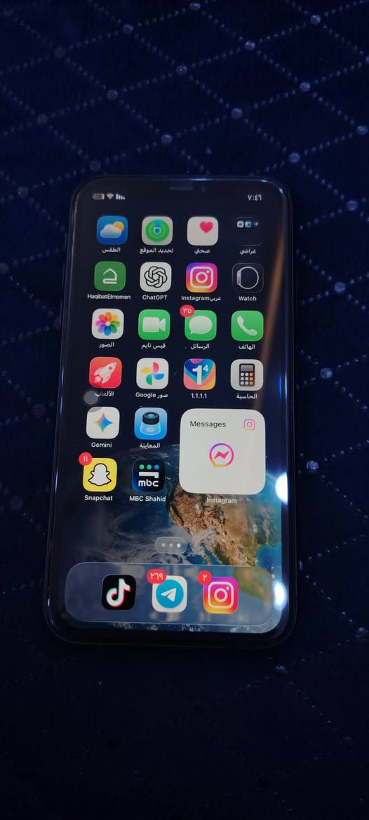 ايفون 11 عادي نضيف بس زلغ بسيط بشاشه بطاريته 77 مكان المهيديه سعره 230


**إذا كنت صاحب هذا الإعلان وتريد حذفه لأي سبب، رجاءا أرسل رسالة إلى الدعم الفني**