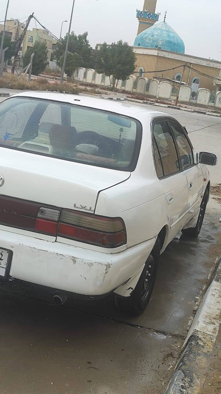 سياره كورله مديل 93 سنويه ماصاقطه راعيها يريد يداور سياره مشروع وطني محرك بي خيط بخار ضربه مالتها بجاملغ الايسر مثل ما موضح بصوره سعر السياره 45 ورقه وبيها مجال حك الجيه مكان نجف رقم الهاتف ***********
