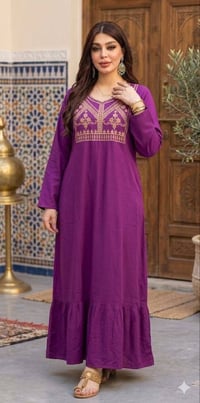 دشداشه نسائي • كشمير ايطالي • مقاسات ٢XL-٥XL