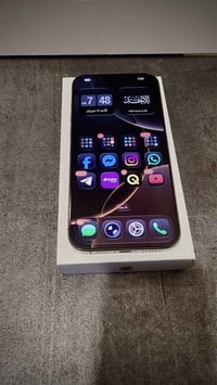 ايفون 16 برو ماكس 256 بطاريه 99‎%‎ مشحون 164 مره اخو الجديد نضافه 100‎...
