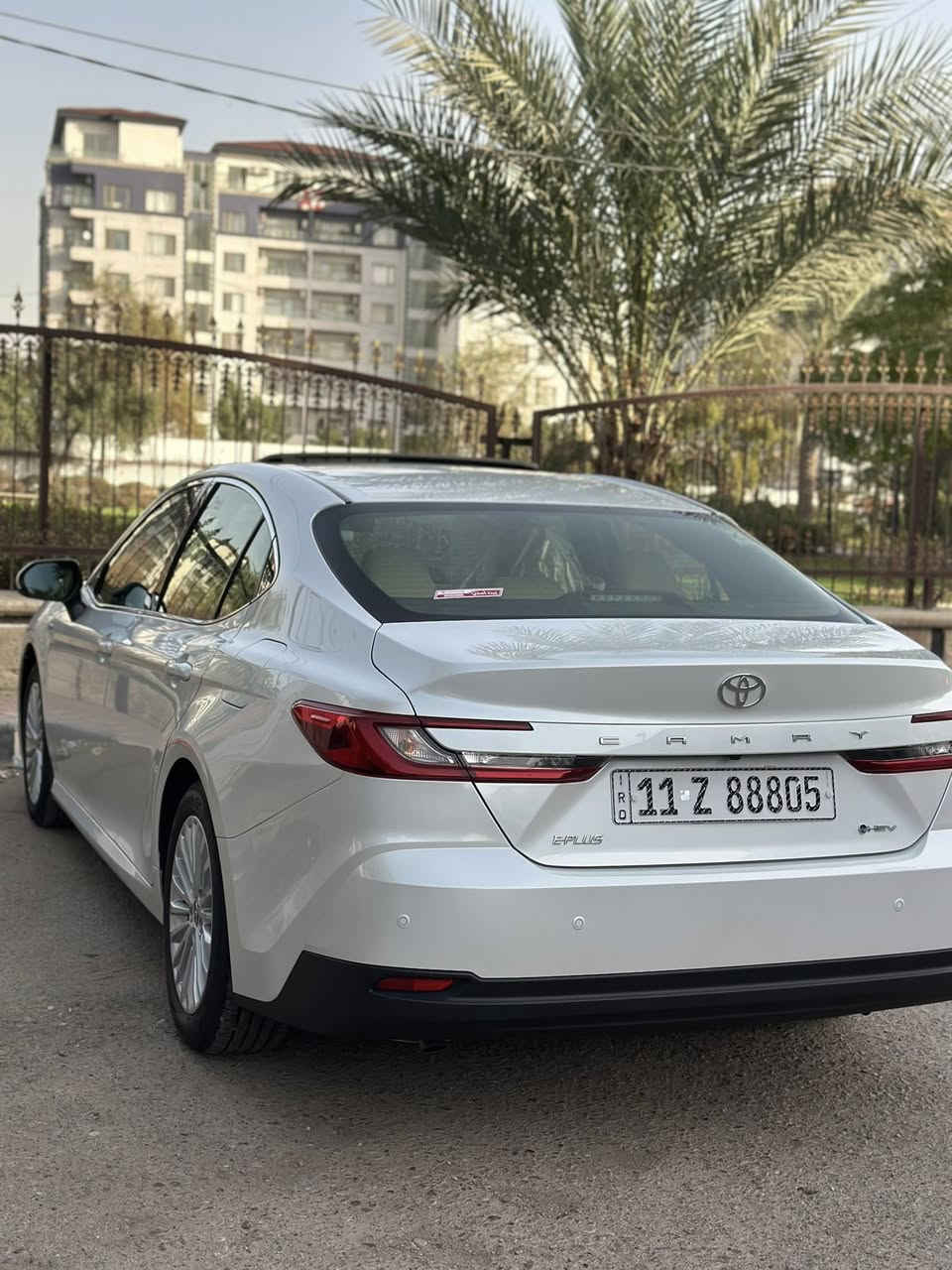 سلام عليكم 
للبيع فقط
تيوتا كامري ضمان شركه عبد الطيف     رقم بغداد مميز    
موديل 2025 e / bluse
➖ هايبرد بانزين 
عداد المسافه: ٢٥km
➖ رادار امامي خلفي 
شاشه جبيره 
كامره خلفيه
➖ فتحه
➖ ويل كب 
➖ مقاعد كهرباء 
➖ كاميرا خلفية 
➖ بردة خلفية 
➖ لد امامي خلفي
➖ حساس امامي خلفي 
➖ شفتات ستيرن
مرقم لوحه وسنويه بسمي رقم مميز بغداد 
➖ مري كهرباء
➖ رادارات امامي 
- شاحن واير ليس 
- ⁠كشنات مخمل 
- ⁠ساير بريك بصمه  
- ⁠مري كهرباء 
- ⁠جنطه ذكيه 
- ⁠بصمه 
- ⁠مكان سياره بغداد الغزاليه  
- ⁠مكفوله من صبغ او بارد 
السعر 263ورقه
الاستفسار 
***********
