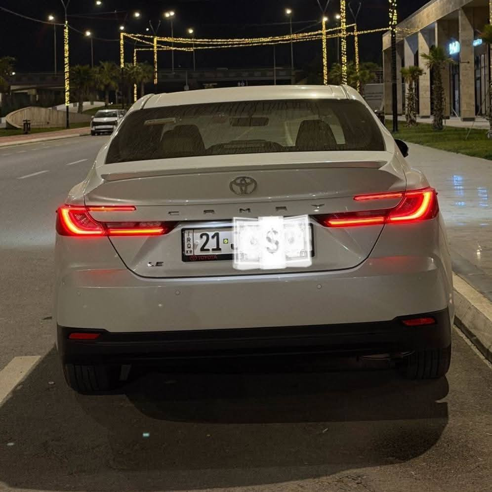 تۆیۆتا کامری Le plus 2025 سفری شەریکەی جیهان 
تەنها 8 هەزار ڕۆیشتووە
 حیسابکە سفرە 
مواسەفات Le plus ، 
سلايت ، رادار - شاشه و گيج ئه لكترونى - 
حاسەى پێش و دوا - كاميرا - كوشن كارەبای - 
برێك بەسمه و ئوتو هۆلد
بۆیاغی نیە دەعامی بۆ دەعامی بەشەرت 

سعر: لە کۆمێنت داوای بکە ڕاستەوخۆ بۆت دێت 📩 

گێڕ و مەکینە و تەبرید و بەناوکردن و غرامە هەمووی بە شەرت 

ژمارەی خاوەنی سەیارە
 ***********
