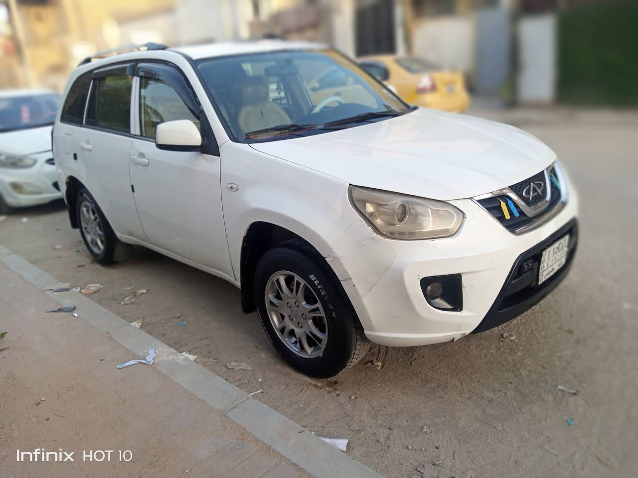 🚗 للبيع شيري تيكو 2013 🚗
✨ تلكيط خياس – كير كهربائي، جاهزة وبدون نقص، استخدام شخصي 
 مواصفات:
 • سلايت سقف
 • حساس خلفي
 • شاشة + كاميرا خلفية
 •  منضومه لد أمامي
 • خمسة ويلكب
 • كشنات جلد (تدفئة وتبريد)
 • تحكم ستيرن، تقفيل مركزي، مرايا كهرباء
 • نظام إيرباغ، سويج و بصمه
 
🔧 محرك، كير، حدادية ، ❄️
📄 سنويتها باسمي 
💰 السعر: 50ورقة وبيها مجال 
رقم موبايل /***********
مكاني / نجف-حي الانصار
