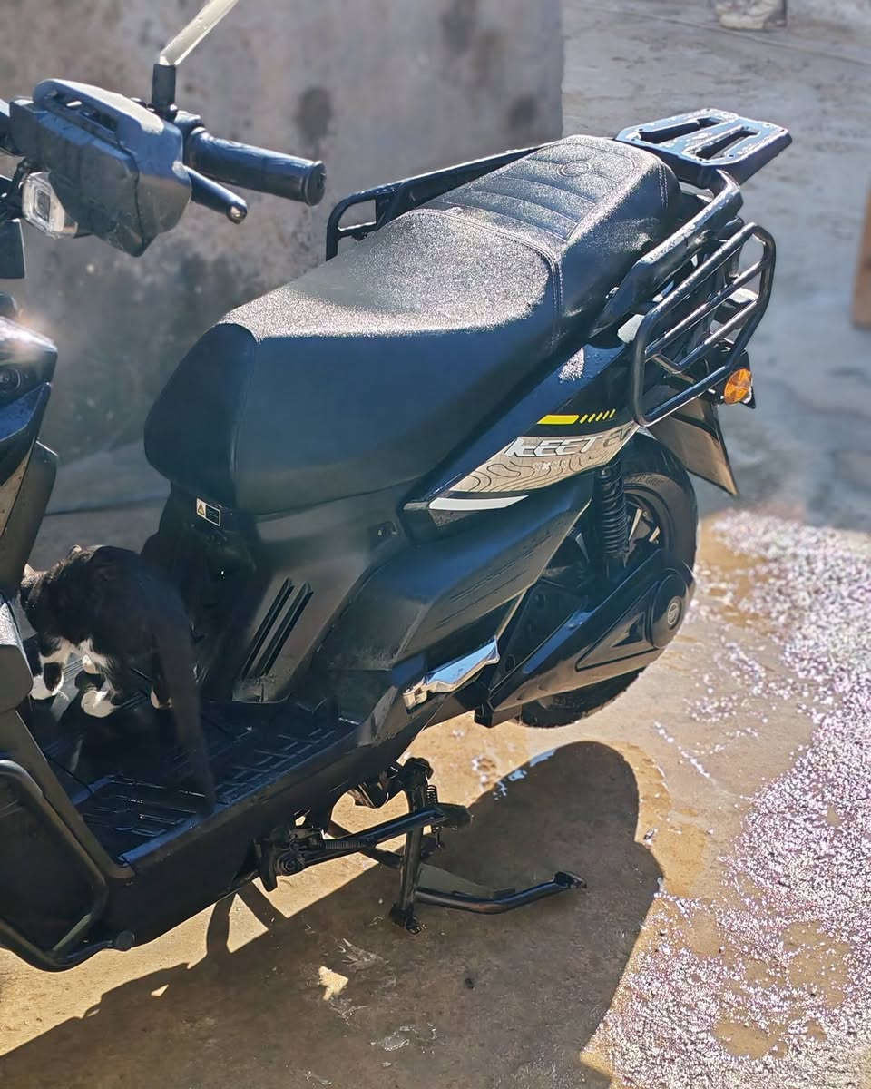 سلام عليكم دراجه اباجي مستخدمه شهرين وصل سعر وضمان من الشركه وضمان مني سعر
٩٠٠ قفل قفل قفل 
سبب البيع محتاج حبايبي اعتذر جوه ال٩٠٠
***********
