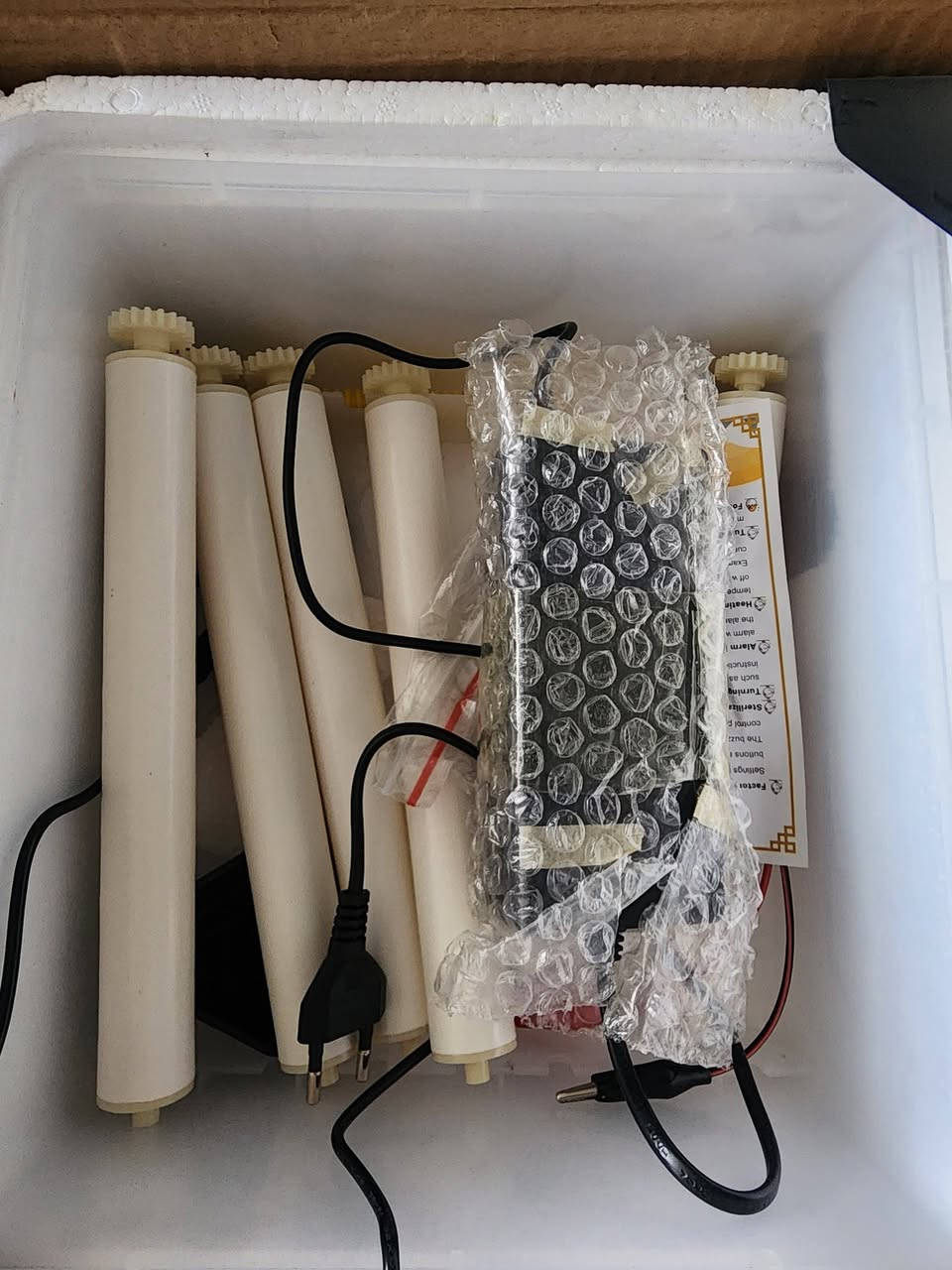 حاضنة تفقيس البيض مع وظيفة تقليب البيض، الة تفقيس الدواجن الاوتوماتيكية مع وظيفة شمعة LED وتحكم في درجة الحرارة لتفقيس البيض والسمان والديك الرومي


**إذا كنت صاحب هذا الإعلان وتريد حذفه لأي سبب، رجاءا أرسل رسالة إلى الدعم الفني**