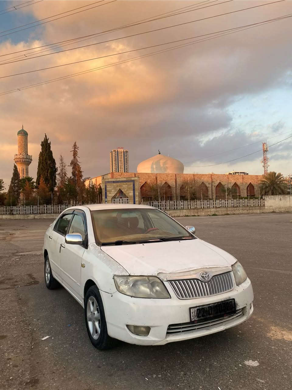 کۆرۆڵا ٢٠٠٧ 
سەیارەکە بڕاوەی نیە 
رەقەم و هەزە و فحص نوێیە 
گێر و مەکینە و تەبرید و کارەباییات بەشەرت
گێر تۆماتیک 
مەکینە ١.٦
سەیارەکە بێ تەقەورەقەیە
ژ.م***********
نرخ:٧٣ أربيل, العراق
