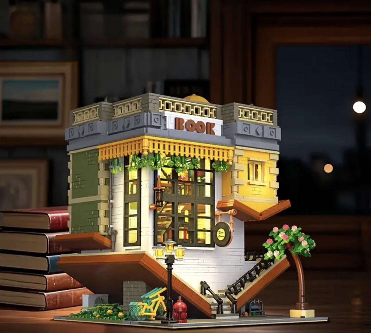 ليكو تجميع LEGO Technic
• الاسم التجاري: Inverted Bookstore
 • الشركة: JIE STAR
 • الفئة: Creative Street Scene (مباني ديكورية للعرض)  • الفكرة: مكتبة مقلوبة (تصميم خيالي/فني)
     • القطع متوافقة 100% مع LEGO
 • الجودة عادة جيدة إلى جيدة جدًا 
    • عدد القطع: تقريبًا 1200 – 1500 قطعة
 • مستوى الصعوبة: متوسط ➜ مرتفع
 • الفئة العمرية: +14
 • الاستعمال: للعرض (Display) أكثر من اللعب
   • واجهة مكتبة مفصّلة (نوافذ، كتب، لافتة)
 • درج وسلالم مقلوبة
 • تفاصيل شارع:🚲 دراجة – 🌳 شجرة – 🔥 مطفأة          حريق – 💡 إنارة
 • ممتاز للديكور أو التصوير

السعر ع الخاص .يوجد توصيل لجميع المحافظات


**إذا كنت صاحب هذا الإعلان وتريد حذفه لأي سبب، رجاءا أرسل رسالة إلى الدعم الفني**