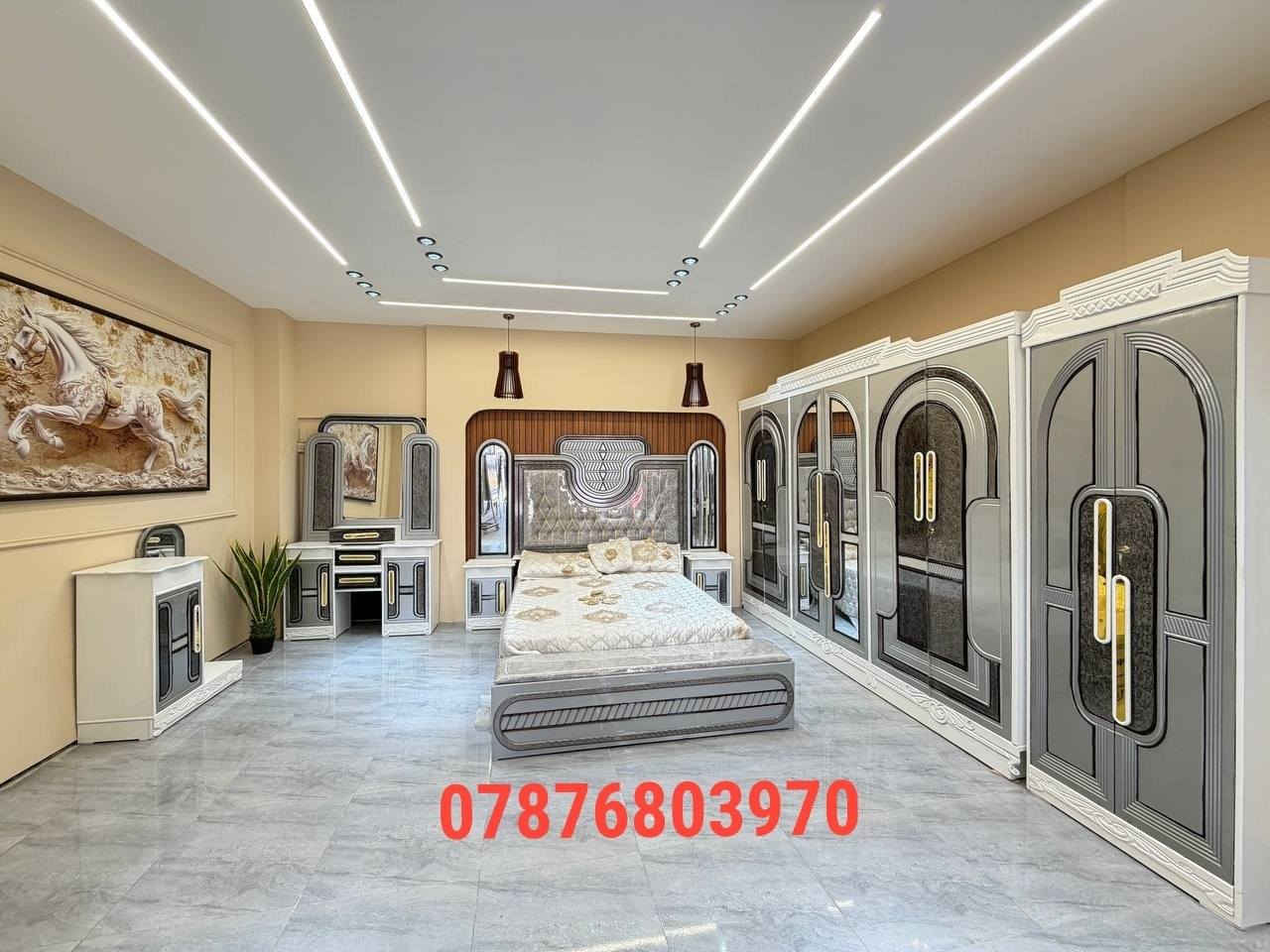 موديل جديد ومميز 🆕
......***********......☎️

توفر للحجز والتوصيل المباشر 

شغل عراقي نجاره تصميم تركي 
جميع متاجرنا ترحب بكم 💚 
غرف صاج عراقيه  تصميم تركي مميز 
وفرنا لكم مجموعه من الموديلات ✨
الغرف الصاج ✨ 

شغل وصبغ من اجود اعمالنا وباسعار مختلفه
غرفة اخشاب مكونات الغرفه
١/ كنتور
٢ /ميز مرايه
٣/ ميز بلازمه
٤ /زاويه كنتورية
٥ /سرير
٦/ تاج الجربايه
٧/ ناصي جربايه
٨/ قواعد جربايه
٩/ كومديات عدد٢ 

#الاضافات. شازلون مقعد /
شازلون مخزن/
دواشك طبية درجه اولى ضمان خمس سنوات استبدال/ 

ويانه غير طلبك يوصل لباب البيت باسرع وقت  سارع للحجز 

☎️للطلب والاستفسار يرجئ ارسال صوره الموديل و مراسلة الصفحة او عبر واتساب
***********
