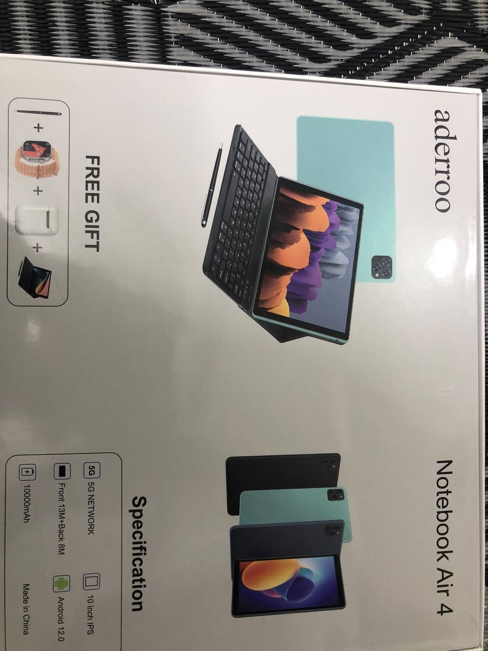 السلام عليكم اخوان ايباد للبيع
ايباد NtebookAir4
ذاكراه 512
جديد بل كارتون معا شاحنه و كفر و كيبورد و ساعة الاكترونية و سماعات ايربود و شاحنه اصلية 
السعر 130 وبي مجال شراي تعال خاص 
مكاني كراج الشمال موصل


**إذا كنت صاحب هذا الإعلان وتريد حذفه لأي سبب، رجاءا أرسل رسالة إلى الدعم الفني**