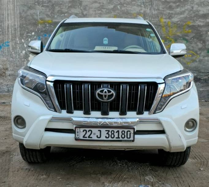 برادوTXL 2014 محدثة 2017
محرك ٤ سلندر ٢٧٠٠
المواصفات
بصمة
ترحيب ذكي
جهاز حماية ضد السرقات
مري شفط 
4×4
شاشة تاب امامي + شاشتين خلفية
تخم تاير جديد
السيارة ماشية 218,000
كشنات أمامية كهرباء 
بيها حادث كم قطعة صبغ بدون تبديل
للاستفسار عن السعر على الخاص  او الاتصال على الرقم 
*********** 
مكان السيارة بغداد / حي الحسين
