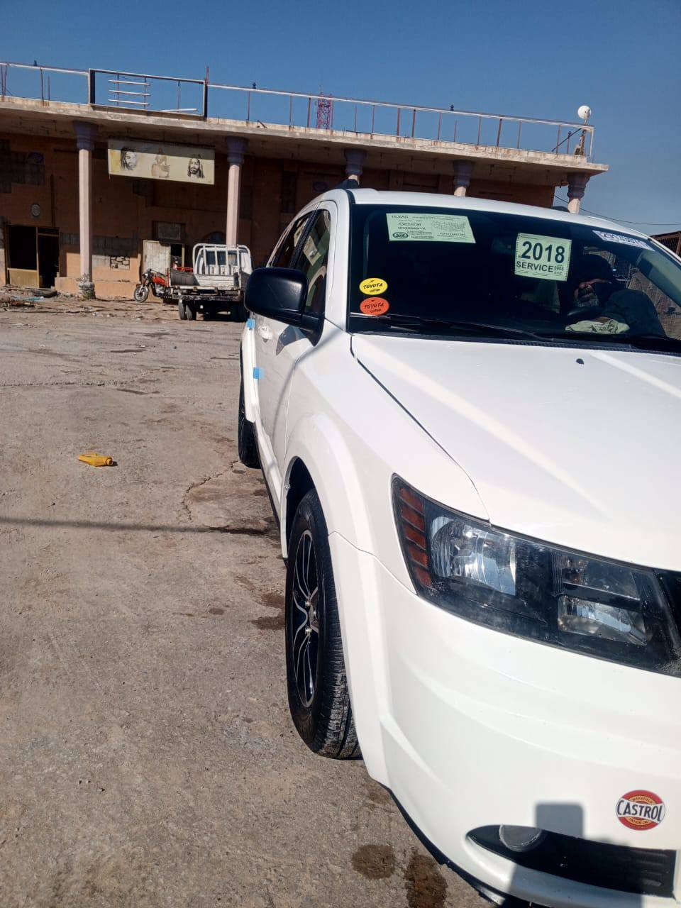 سياره دوج جورني للون ابيض
*********** رقم ذي قار  موديل 2018 مصبوغه حزام بدون حادث مكينه 4 سلندر لا يوجد عيب شرعي  سنويه ال2027 مكان السياره بصره القرنه رقم الهاتف *********** البصرة, العراق
