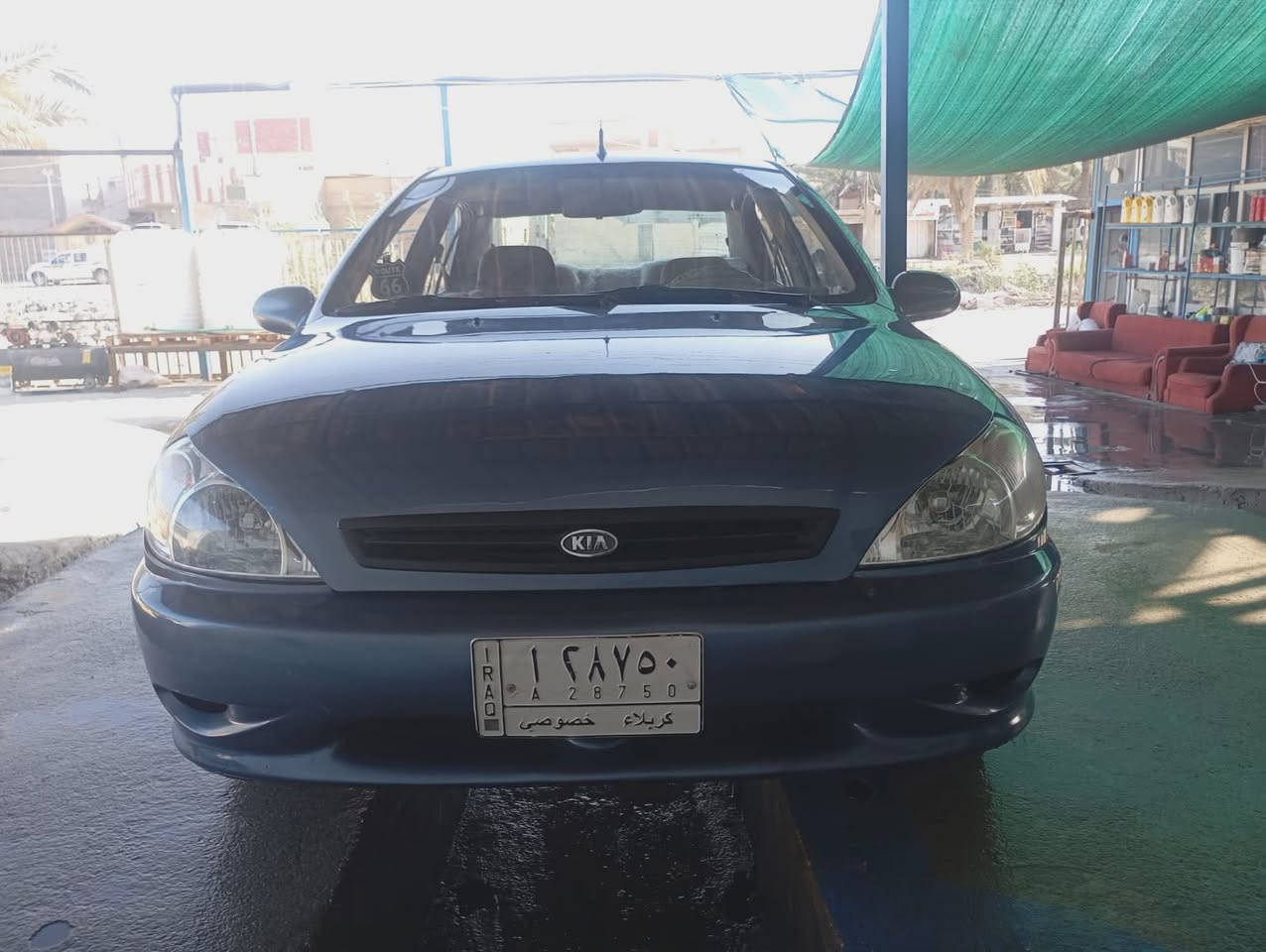 كيا ريو 2002 جاهزه ونظيفة عنوان كربلاء سعر 45 اتصال ***********/***********
