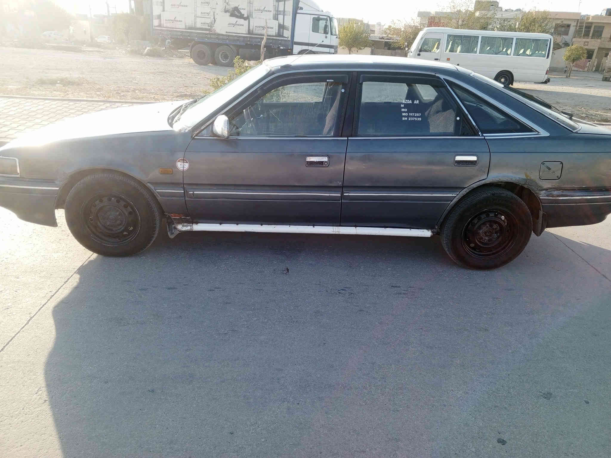 بەناوی خوای گەورە 
مازدا مۆدێل 88
مەکینە 12بەغ
سەنەوی ئەوەلیات 
چوار جام کارەبا 
پاتری تازە چوارتایەی تازە 
کارەبای هەموی مەزبوتە 
سعر 24 مجال شوێن سلێمانی 
ژ،م ***********
ٲدمین
