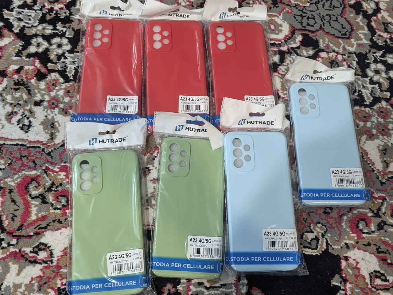 شلعة جديد 

كفرات عدد 73 قطعة ماكسيف  جديد بعده بانايلون لجهاز  S25 العادي كلهن ب 80 مع التوصيل
.
مجموعة كفرات اندرويد عدد 170 قطعة  على 500 دينار يعني 85 الف توصيل متوفر.


**إذا كنت صاحب هذا الإعلان وتريد حذفه لأي سبب، رجاءا أرسل رسالة إلى الدعم الفني**