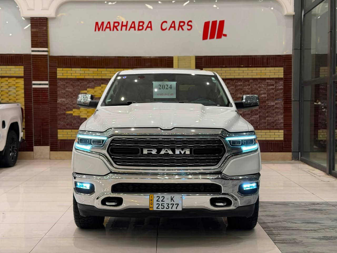 MARHABA CARS ERBIL
——————————
BRAND : RAM 1500
CLASS : LIMITED
ENGINE : V8 - 5.7L - 4x4
STATUE : CLEAN TITLE كلين تايتل
YEAR : 2024
PRICE : $$
COUNTER : 45,000 MILE
IMPORTING : وارد كندى
ADRESS : Erbil , أربيل شارع ١٠٠م صف دائرة گمرگ
FOR IFORMATION CALL US :
MARHABA CARS 
 📞 : ***********
