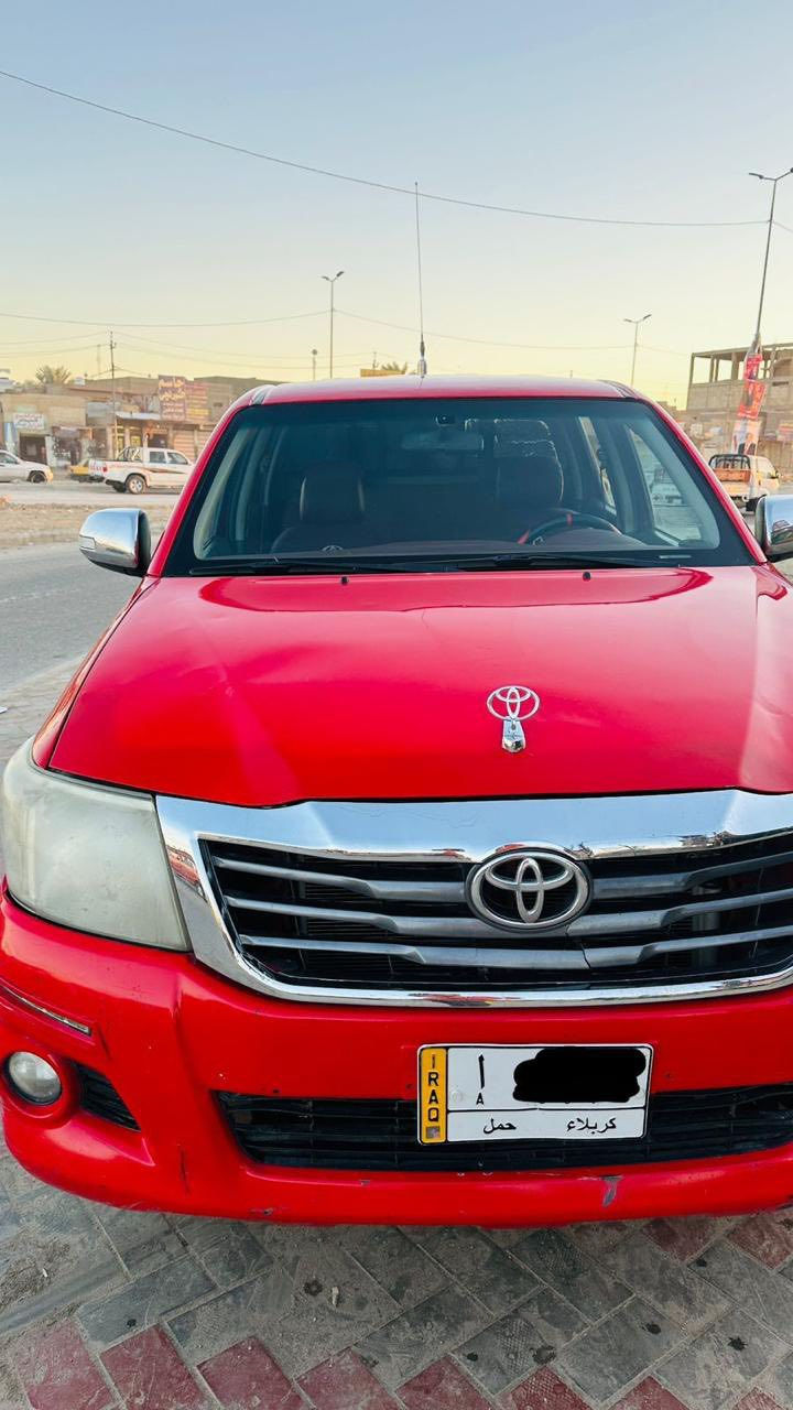 السلام عليكم تيوتا هايلكس
موديل 2014  وارد خليجي
شاصي 19    
رقم كربلاء مميز ٣ ارقام ✔️

تبريد  صدر  كير   محرك   كله   جديد
 كير اوتاميتيك  سياره جاهزه من كلشي

السعر: 195وبيه مجال بسيط 

رقم الهاتف:***********
