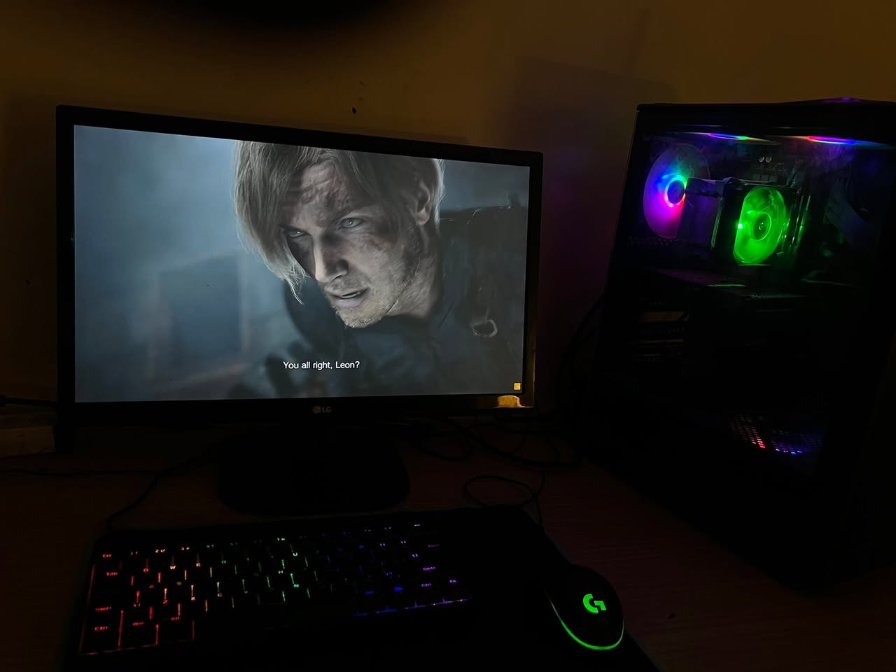 🔥 للبيع Gaming Setup كامل بحالة ممتازة 🔥

🖥️ مواصفات الجهاز:

✅ Intel Core i5-10400F Processor
✅ NVIDIA GeForce GTX 1650 SUPER 4GB
✅ RAM 16GB HyperX DDR4 2400MHz
✅ SSD Kingston NVMe 1TB
✅ SSD WD Green 240GB
✅ Motherboard H410M HD3P
✅ كيس RGB مع زجاج جانبي

🎮 الجهاز مجرب على ألعاب مثل:
• Red Dead Redemption 2
• Spider-Man Remastered
• Ghost of Tsushima
• Resident Evil 9 
• Hitman World of Assassination
• GTA V
• Battlefield 4
وغيرها من الألعاب.

🖥️ شاشة LG Full HD 22 Inch
⌨️ كيبورد ميكانيكي Zifriend T60 RGB
🖱️ Logitech G102 LIGHTSYNC Gaming Mouse
🎧 سماعة Gaming Fantech HG11

✅ الجهاز نظيف وشغال 100%
✅ جاهز للاستخدام مباشرة
✅ مناسب للألعاب والدراسة والاستخدام اليومي

💰 السعر: 370 دينار غير قابل للتفاوض

 
📞 للتواصل: (0785415557)


**إذا كنت صاحب هذا الإعلان وتريد حذفه لأي سبب، رجاءا أرسل رسالة إلى الدعم الفني**