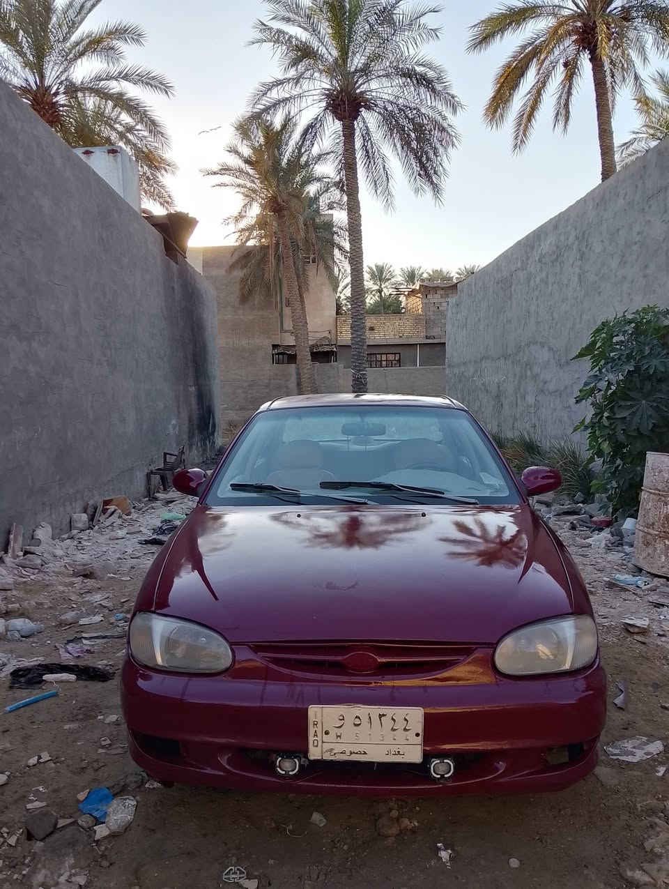 كيا سيفيا موديل 2000 كير أوتوماتيك محرك 1600 خير من الله رقم بغداد مداور ثاني يوم السياره مصبوغه حزام كهربائيات تخم تاير مابيها خياسات شواصي نظاف سعرها 35 وبيها مجال قليل مكاني بغداد للاستفسار اكثر/*********** وبي واتساب
