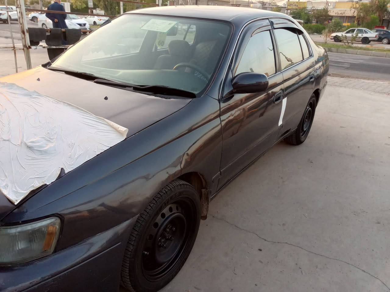 تيوتا فرخ بطه موديل 1993
صبغ رش جماليه 
محرك 1800
كير اوتو 
لايت زينون 
جام كهرباء 
شاشه كامره 
مكان كركوك 
سعر 50$
الاتصال ***********
