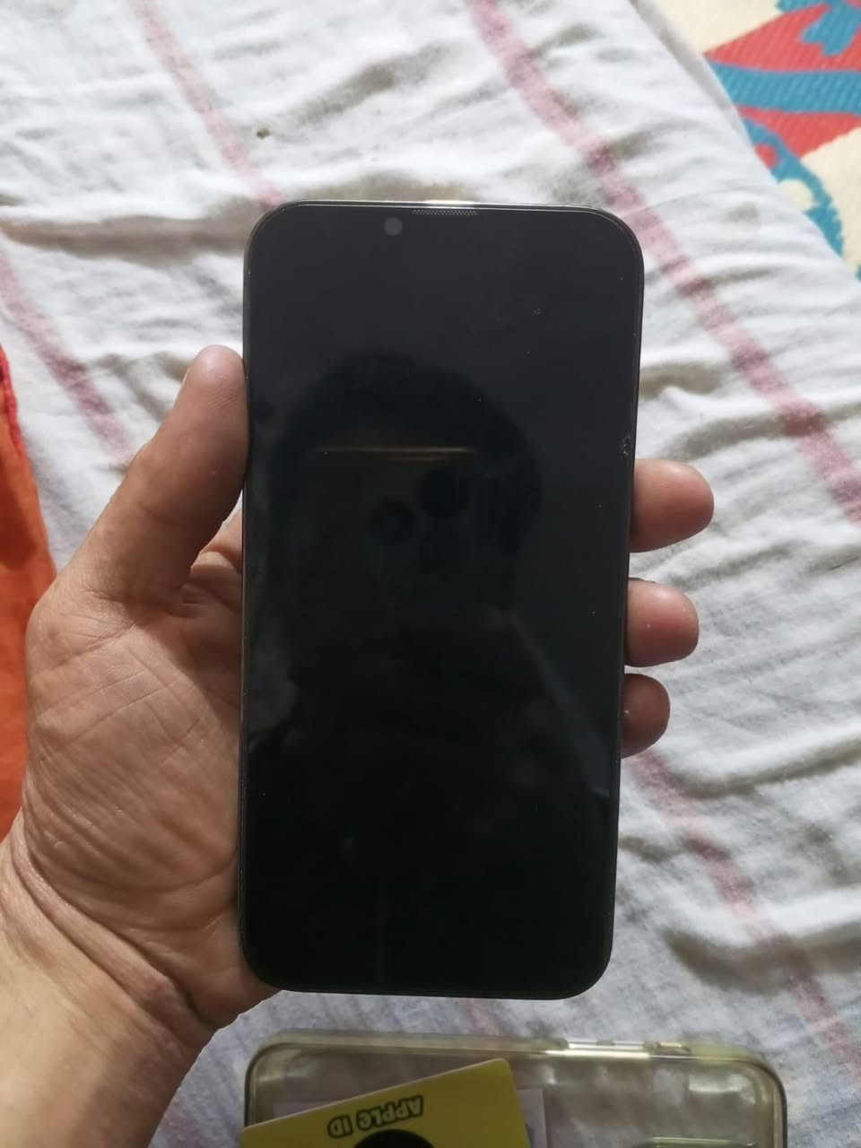 13برو ماكس مستخدم  بطاريه87جهاز مكفول من كلشي يعني مكفول كلش فول سعره700وبي مجال بسيط كلش  ذاكره 256     رقم ***********فقط على الرقم بدون خاص
