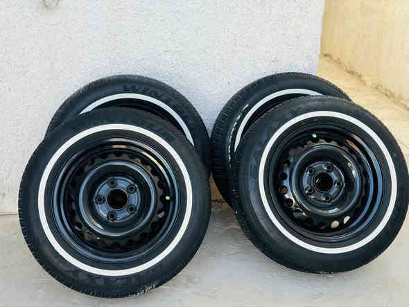 تخم تاير ويل حجم 15شرط ويت كوري شخط مابي وتاير اصلي استعمالهن شهر 350وبيهن مجال لطيبين مكاني كربلاء ***********
