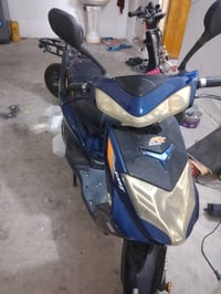 دراجة سكنس شحن خمس بطاريات كبار 32امبير جيدة كهربائيات اشاير لايت بك ل...