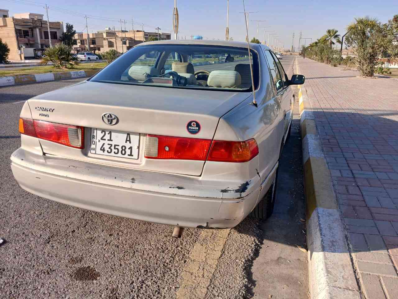 كامري خليجي موديل 2001 مكفوله من ضربه سياره جاهزه كير مكينه تبريد صدر مكفولات مصبوغه حزام رقم سليمانيه تحويل مباشر مكان الفلوجه السعر 70 رقم موبايل *********** ***********
