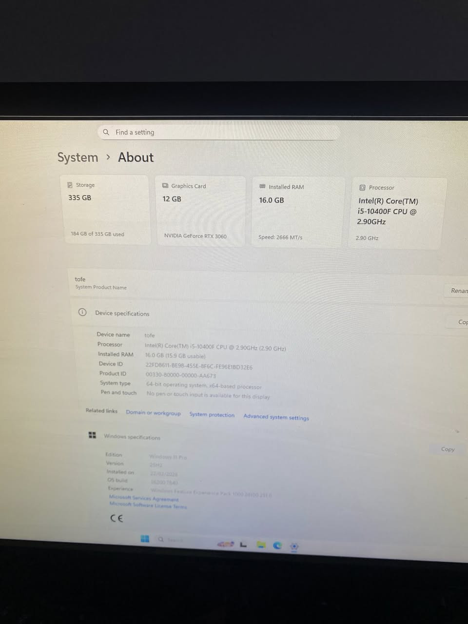 سعر مليون
سعر كيس وشاشه
الباقي موس كسبور سماعه وميز هديه
165 hz
سرعه الشاشه


**إذا كنت صاحب هذا الإعلان وتريد حذفه لأي سبب، رجاءا أرسل رسالة إلى الدعم الفني**