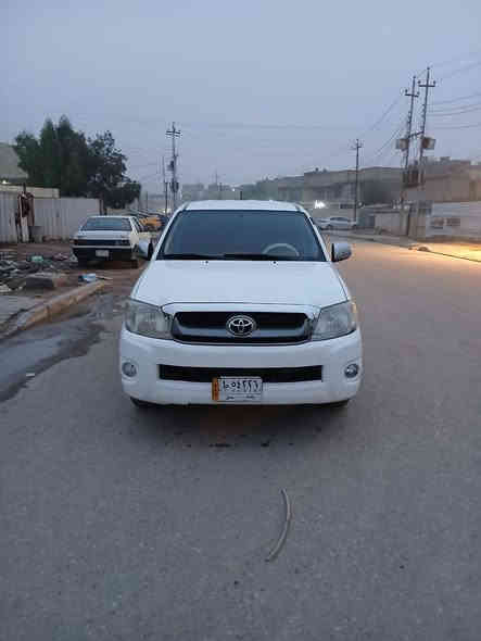 سلام عليكم عندي بيكم تويوتا هيلوكس موديل 2011سياره مكفولة كفاله سياره علا وضع الشركه مكينه مفتوحة أبد كير مكفول صدر خلفي وامامي جديد رقم بغداد سياره تخم تاير جديد تبريد سياره ماناقصها شي أبد مكان السياره بغداد السعر 157وبيها مجال انتصل عل رقم ***********
