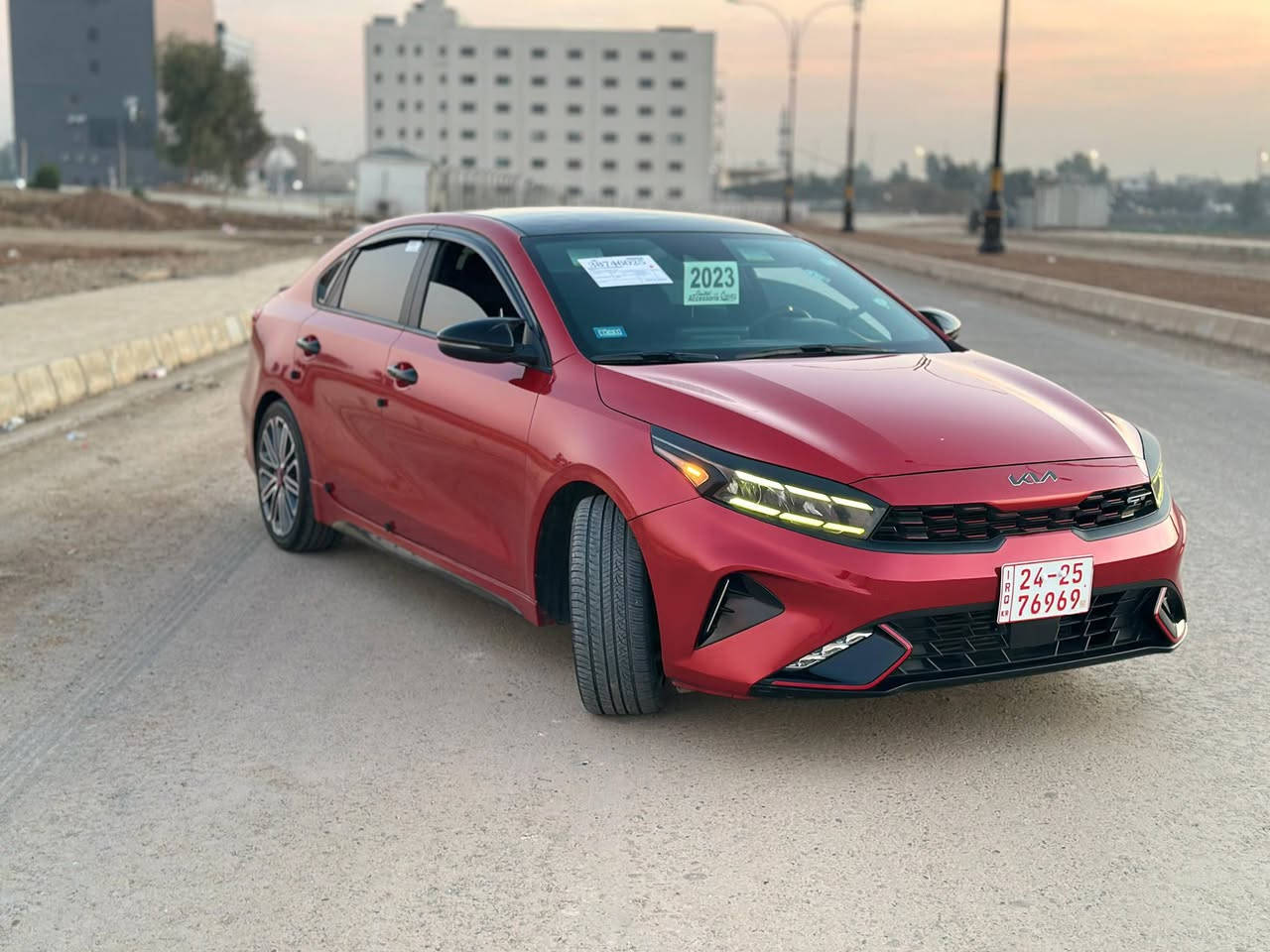 سلام عليكم
🔥للبيع كيا فورتي GT موديل 2023 🖤🧡
🔥 كلين بدون ايربك بدون دواخل او شواصي
🔥كاتي تترقم اربيل او دهوك بكيفك انت 
🔥مكينة 1.6 تيربو كفالة كير و مكينة 
🔥ماشية 43 ميل مشي امريكا
المواصفات :
 🔥بصمات دخول و تشغيل / تشغيل عن بعد
🔥كشنات مختمة جي تي 
 🔥رادارات من كل الجهات / مانع اصطدام
🔥كروز كنترول تفاعلي / نظام محافظة على المسار
🔥شاشة جبيرة / كاميرا و حساسات خلفية
🔥 كار بلي و اندرويد اوتو 
 🔥لايت امامي ليد و بك لايت ليد / دبل اكزوز
 🔥قطعتين تبريد 
🔥بعد هواي مواصفات معروف ال GT
السيارة جاهزة من كلشي صدر و حدادية و تايرات و حجر بيئة و كير و مكينة 
حادثها موضح بالصور مع المنشور
السعر 158 وبي مجال بسيط للشراي 
مكاني موصل // حي الصديق 🖤
***********
***********
