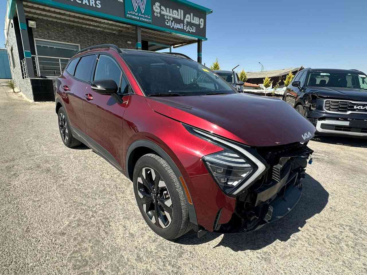 بسم الله الرحمن الرحيم                                 

نوع السيارة🚘✅ كيا سبورتج X-LINE /  الموديل 2024.     

حجم المحرك🚕🚕🚕2500🚦🚦.                                                                  

.                
  مواصفات السيارة (بنوراما/  كشن كهرباء/ وجنطه كهرباء)🚘
السيارة موجود ✅بالاردن  🚗المنطقة الحرة الزرقاء                    

الضرر واضح بالصور ✅  🚘السيارة تشتغل وتمشي.   

الاستفسار او التصال  على الرقم  ***********             

او مراسلة واتساب على الرقم الاردني 00962797080658. 

عنوان المعرض🛣️🛣️⬅️شارع 18 شمال المنطقه  الحرة🚗🚗🚗.                                          
 
السيارة🚘🚙مكفولة من الصبغ✅✅✅🚦🚦
