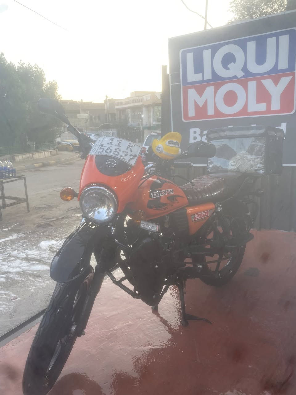 دراجه دايون 23 بغداد بأسمي مكفوله محرك ممفتوح جديد للبيع 2250 قفلها اي استفسار ***********
