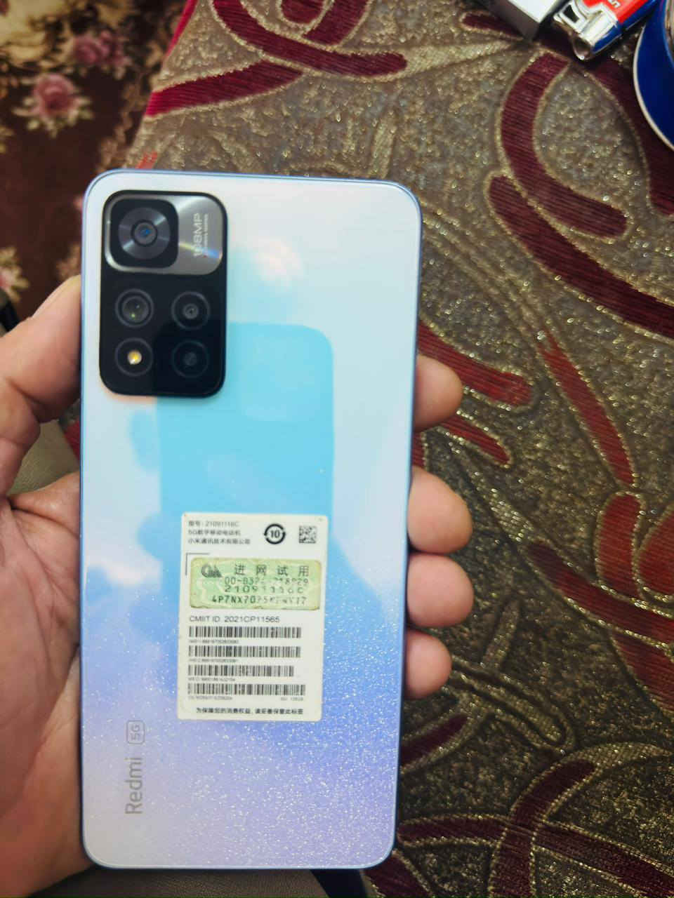 للمراوس تحفه شاومي ريدمي نوت 11بروه 5g شاشه سوبر امولد تردد120 هيرتز بطاريه 5000 شحن 67 واط كامره 108 بيكسل ذاكره 128/8 كفاله عامه ضمان اسبوع نظافه 100‰ للمراوس بسامسونك *********** وات ساب موجود
