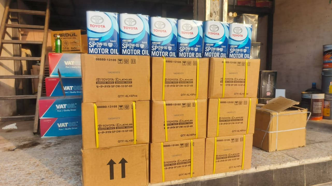 تـوفـر لـديـنا توصيل الى جميع المحافظات 🛵
جـملـة_مـفـرد
تـوفـر لديـنـا زيوت تيوتا ولكزز اليابانيه🛢️✅🇯🇵
الاحجام الـمـتوفـره✅
5/30 جـملـة 22,500/مـفـرد 24,000🟢
10/30 جـمـلة22,500/مـفـرد24,000🟢
5/40 جـمـلة22,500/مـفـرد24,000🟢
0/16 جـمـلة22,500/مـفـرد24,000🟢
هـايـدرولـيك ws جـمـلة22,500/مـفـرد24,000🟢
هـايـدرولـيكcvt جـمـلة22,500/مـفـرد24,000🟢
للاستفسار الاتصال على الارقام الاتية☎️:
واتساب:‪0785 310 9065📞📠
الاتصال‏:‪0785 310 9065 📞
يـتوفـر تـوصيـل لجـمـيع المـحـافـضـات🚛
