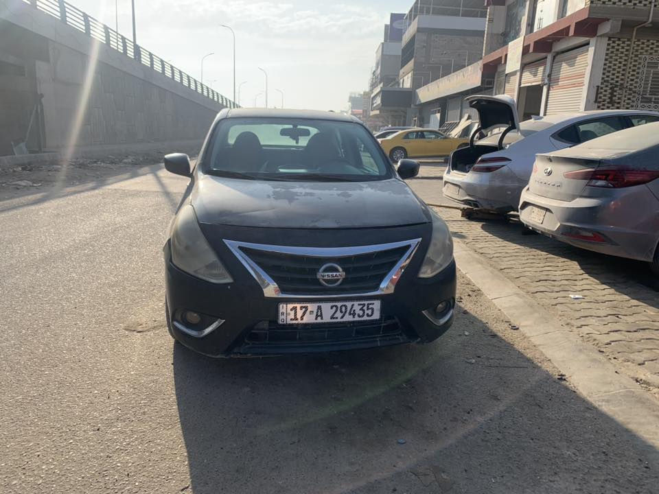 سلام عليكم للبيع نيسان فيرسا ٢٠١٩ رقم مثنى انكليزي  مكانهه نجف ***********سعرهه ٨٠ وبيهه مجال بيع او مراوس
