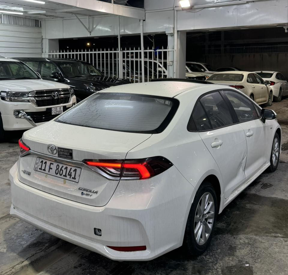 📍زبائن معرض الريان توفر
كورلا موديل 2025 زيروو فولل
شكل الخليجي مرقم بغداد وعليه لوحات
بيها فقط الطخه الي بل باب الصدر الخلفي 
ماشيه  67 كيلو فقط زيرووووووو السياره 
مرقمه وكامله ولوحات وسنويه 
السعررر مناسب مناسب 
 الاستفسار اكثر ***********
📍الموقع بغداد الكريعات (معرض الريان)
