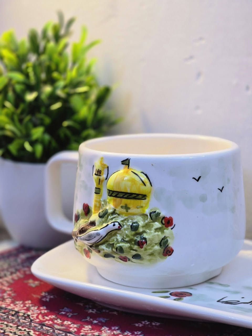 كوب رَضوي شغل يدوي حفر معَ صحن 🌱.
السعر : 15٫000
للحَجز دايركت📥
📍يوجد توصيل لِكل المحافظات


**إذا كنت صاحب هذا الإعلان وتريد حذفه لأي سبب، رجاءا أرسل رسالة إلى الدعم الفني**