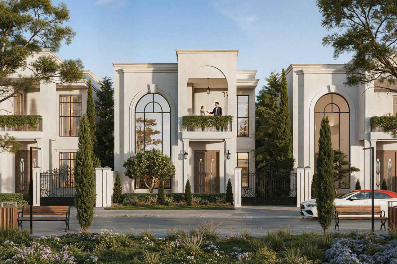 مشروع فيلا اليونانية في أربيل

المدينة اليونانية هي مجمع سكني حديث مستوحى من العمارة اليونانية الكلاسيكية الهادئة 🏛✅

یتکون من مساحتین:
220 م² و 240 م²
عنوان المشروع: أربيل - طريق 150م - بالقرب من مدينة كنجان والقرية الإسبانية

🔻يمكنكم التواصل معنا عبر #واتساب و #فايبر:
  ***********‪ 📞 
------------------------
پڕۆژەی ڤێلای یۆنانی لە هەولێر

شاری یۆنانی کۆمەڵگەیەکی نیشتەجێبوونی مۆدێرنە کە ئیلهامی لە تەلارسازی کلاسیک و ئارامی یۆنانییەوە وەرگرتووە 🏛✅

پێک دێت لە رووبەرەکانی:
220 م٢ و 240 م٢
ناونیشانی پرۆژەکە: هەولێر - سەر ڕێگای 150م - نزیک گەنجان ستی و گوندی ئیسپانی

🔻دەتوانن لە ڕێگەی #واتسئەپ  و #ڤایبەر پەیوەندیمان پێوە بکەن:-
 ***********‪ 📞
