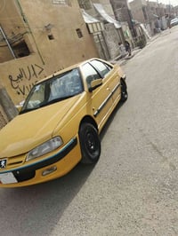 بيجو بأرص 2015 سيارة مكينة كير صدر أمامي وخلفي كلة جاهز مصفرة هيئة  وغ...