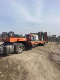 عربانة لودر • طول ١٠م • جاهزة للشغل