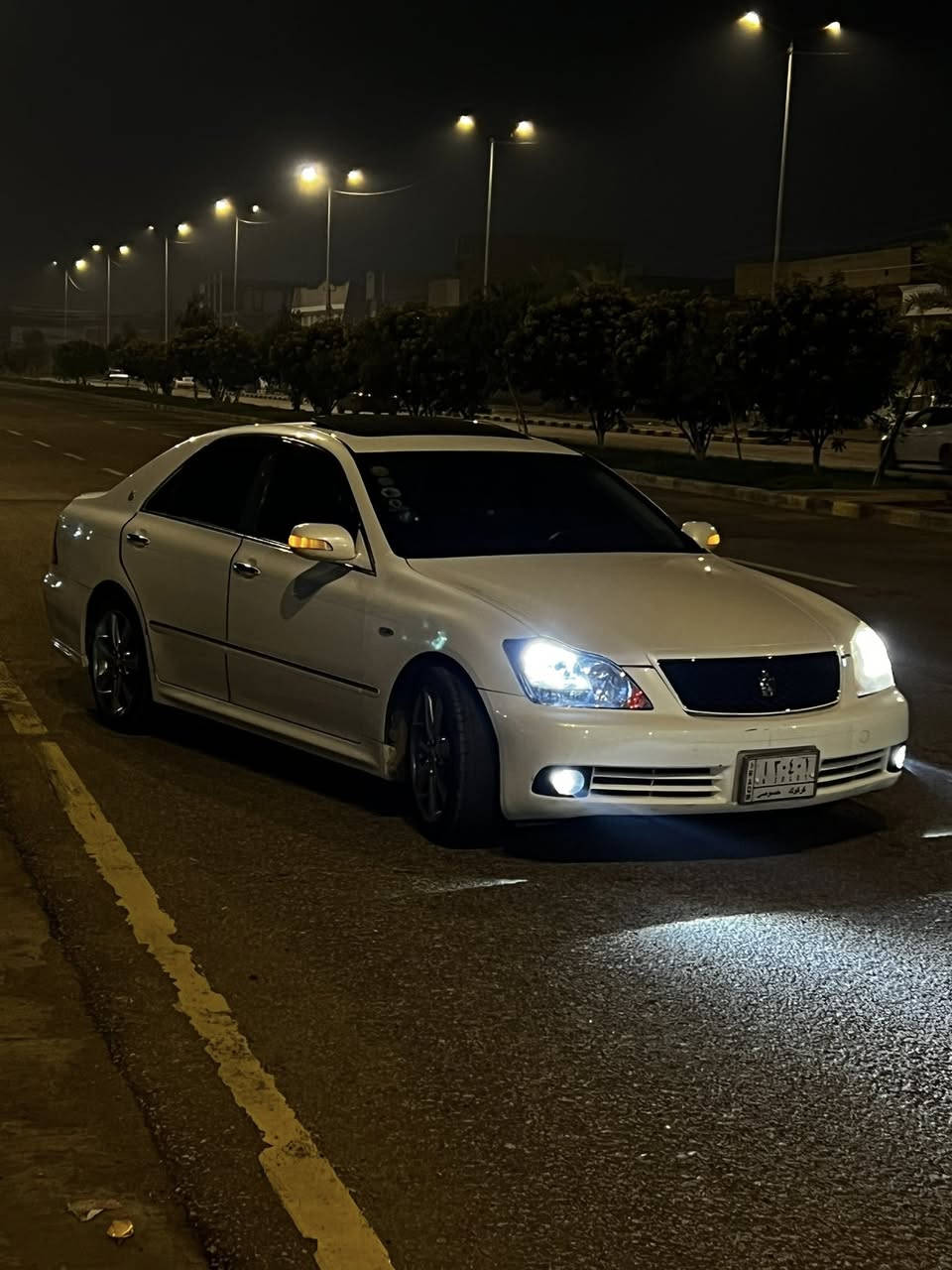 يا الله 
سلام عليكم اخوتي 
شاهينه 2005 
شأصي 182
رقم كركوك مفحوصه بس ما مدفوع الكمرك 
السياره كفاله من كص او ضربه قويه 
السياره فول 4 دكم 
برده خلفيه 
ول سياره حلوه ونضيفه 
احله من الصور 
مكاني نجف 

***********
