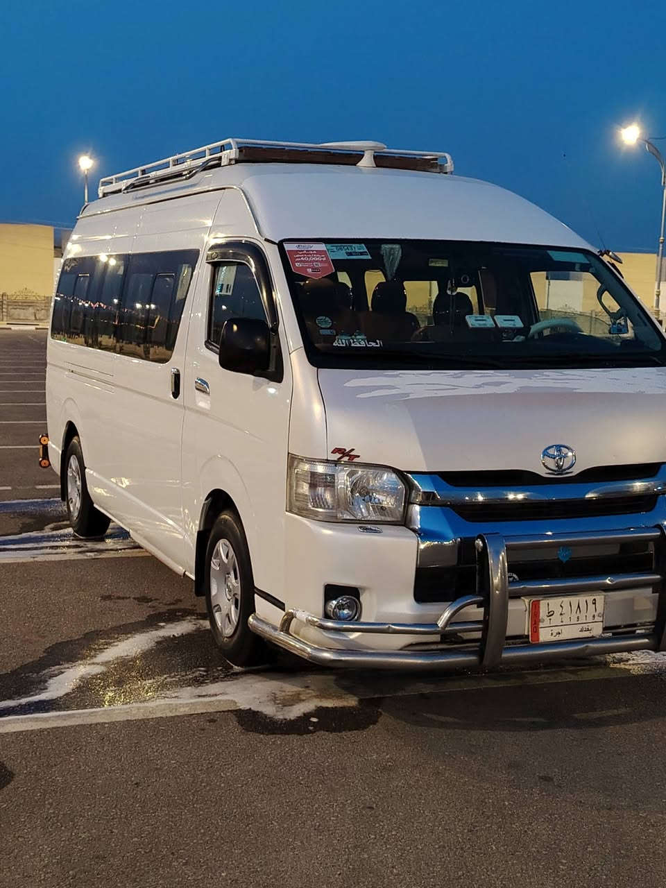 السلام عليكم ورحمة الله وبركاته هايسه 2015كفاله سياره جديده تخم تاير برجستون حته السبير حداديه كير مكينه بطن مدوشمه سعد الجنابي تبريد محور منضومه كامله دروعه سيبايه مكان السياره كربلاء طويريج للاستفسار الاتصال على الرقم ***********
*********** ما ارد خاص
