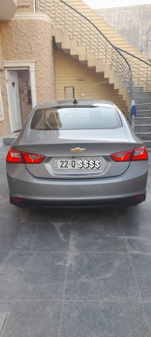 شيفروليه ماليبو موديل  ( 2025 )
مواصفات ( LS )

# محرك 1500
# رادار امامي وجانبي
# شاشة كبيرة 
# كامرة خلفية 
# نقطة عمياء
# كير 7 نمر 
# ويل كب 17
# حساسات خلفية
# بصمة تشغيل
# مثبت سرعة
# مانع انزلاق 
# سايد بريك بصمة

باقي المواصفات معروفه
ضرر سيارة جاملغ امامي واضح بالصور  ماشيه (  22  ) ميل 
سيارة جديدة 
رقم اربيل تحويل او وكالة عامة  
سعر سيارة( 153 ) ورقة بيها مجال قليل 

رقم موبايل/ ***********
                / ***********
